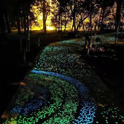 武汉景观步道自发光材料夜光砖保用20年高新材料效益好锦观f003