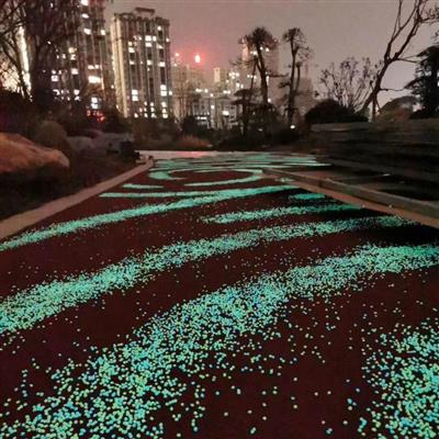 河北发光路面材料厂家公园夜光石价格北京博利15年品牌