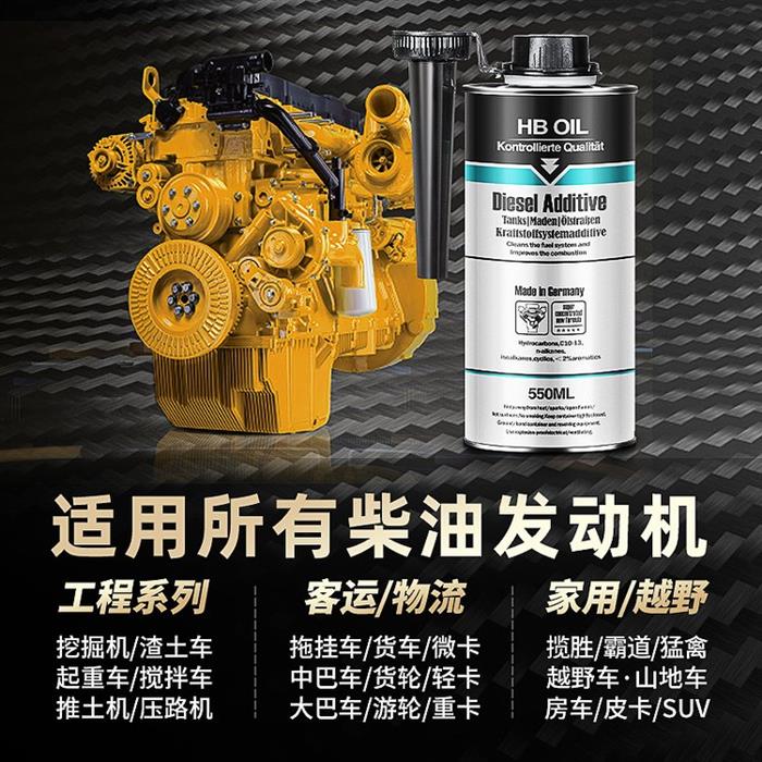 进口HB货车柴油燃油宝发动机除积碳油路清洗剂卡车节油添加剂图1