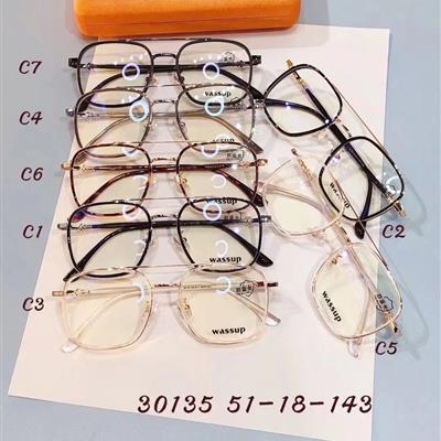 深圳高档金属TR卡圈网红防蓝光眼镜明星同款眼镜框近视光学眼镜架