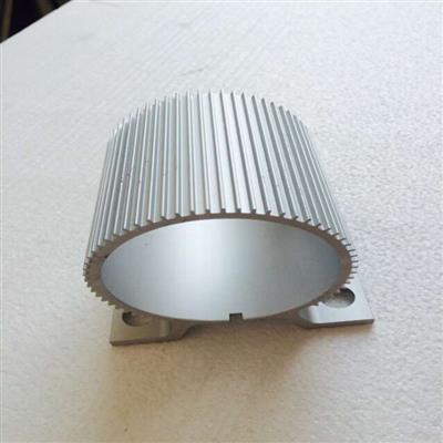 厂家生产挤压硬质氧化耐酸耐碱马达电机外壳铝合金铝型材