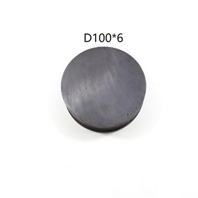 【订制规格】D100*6铁氧体大圆片磁铁圆形陶瓷永磁磁铁